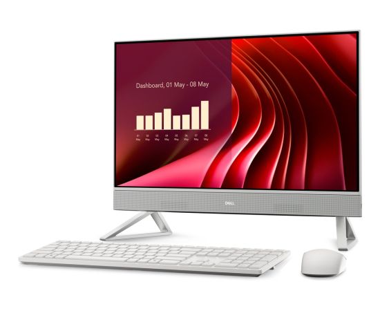 DELL EC24250 Intel® Core™ i5 i5-1334U 60.5 cm (23.8") 1920 x 1080 pixels All-in-One PC 16 GB DDR5-SDRAM 512 GB SSD Windows 11 Pro Wi-Fi 6E (802.11ax) White All In One Datori (AIO)