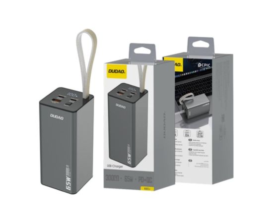 Внешний аккумулятор Power Bank Dudao K65+ 65W 30000mAh черный Power-банки