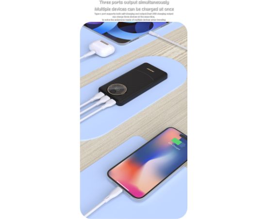 Внешний аккумулятор Power Bank Dudao K12 22.5W 10000mAh черный Power-банки
