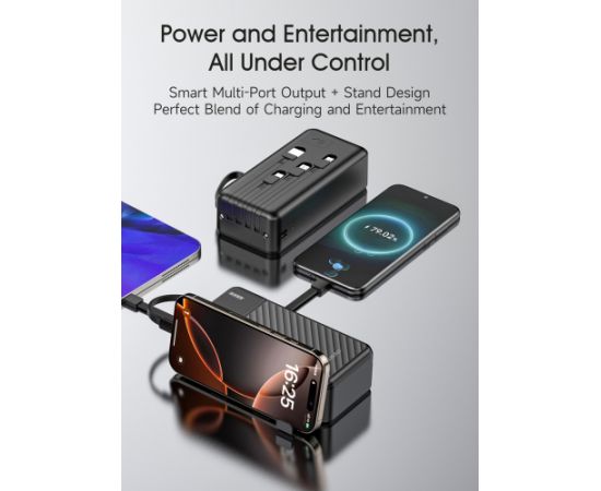 Внешний аккумулятор Power Bank Dudao K11 Max 10W 30000mAh черный Power-банки