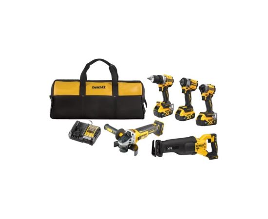 Akumulatora instrumentu komplekts DeWalt DCK509P3-QW; 18 V; 90 Nm; 206 Nm; 609 Nm; 125 mm; 3x5,0 Ah akum. Наборы электроинструментов