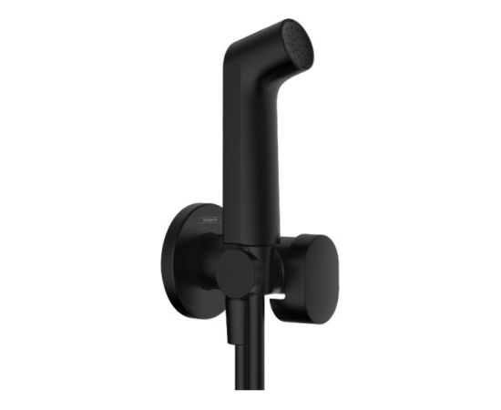 Hansgrohe iebūvējamā rokas duša Bidette 1jet S EcoSmart+, ar vadu 1250 mm un turētāju, aukstam ūdenim, matēta Bidē jaucējkrāni