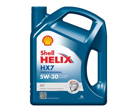 Shell Helix HX7 Pro AV 5W30 5L C3, VW 502 00/VW 505 01 Моторные масла