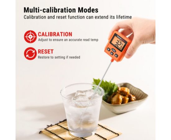 Digitālais eļļas un konfekšu termometrs ar zondi ThermoPro TP511 Grilu piederumi