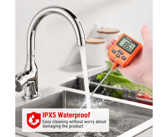 Digitālais eļļas un konfekšu termometrs ar zondi ThermoPro TP511 Grilu piederumi