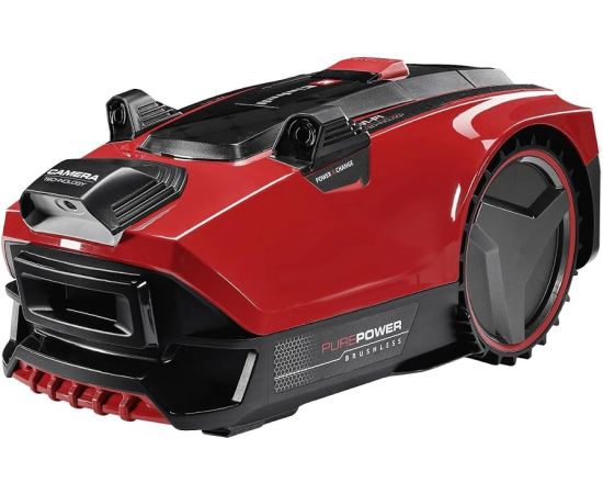 EINHELL Power X-Change robotic lawnmower FREELEXO CAM PLUS 600 red/black, Li-Ion battery Plus 4.0Ah, camera + sensor Zāles pļaušanas roboti