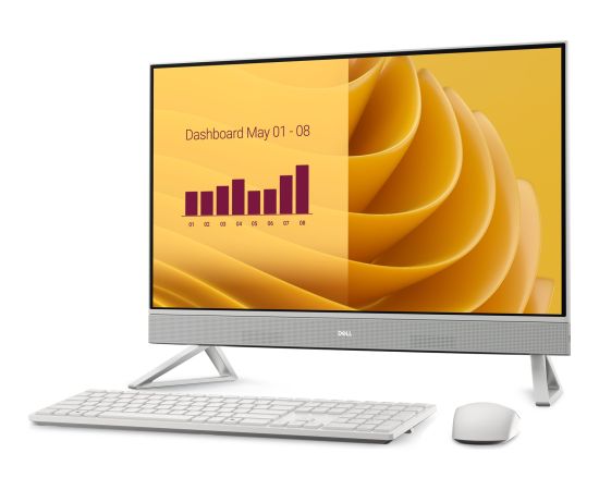 DELL EC27250 Intel Core 7 150U 68.6 cm (27") 1920 x 1080 pixels Touchscreen All-in-One PC 16 GB DDR5-SDRAM 1 TB SSD Windows 11 Pro Wi-Fi 6E (802.11ax) Pearl, White Компьютеры All In One