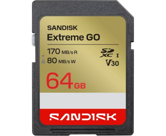 SanDisk Extreme GO 64 GB SDXC UHS-I Карты памяти