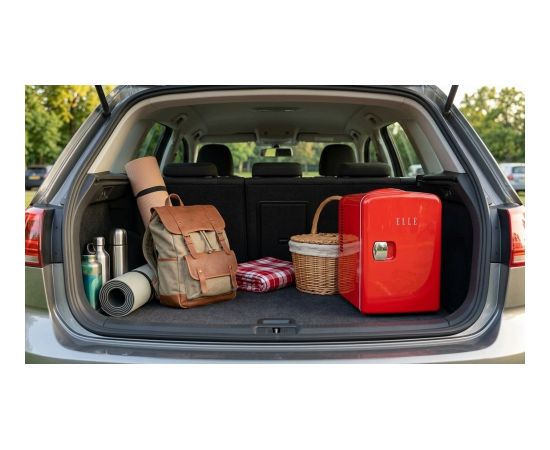 Mini lodówka ELLE Home ESDAF101RDEU 4L czerwona Автомобильные холодильники