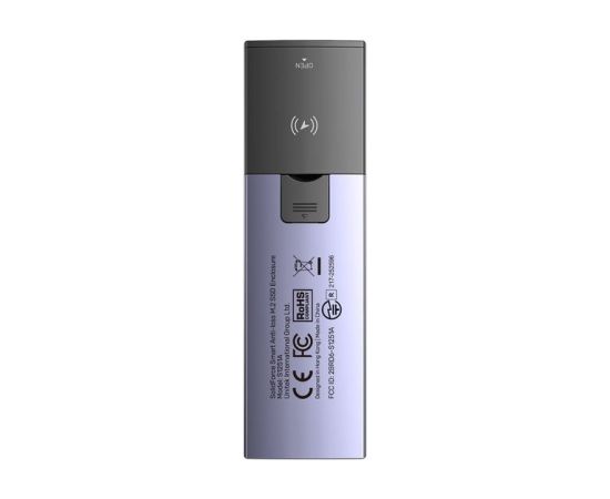 UNITEK SSD ENCLOSURE SOLIDFORCE SMART ANTI-LOSS M2 Korpusi ārējiem HDD, SSD