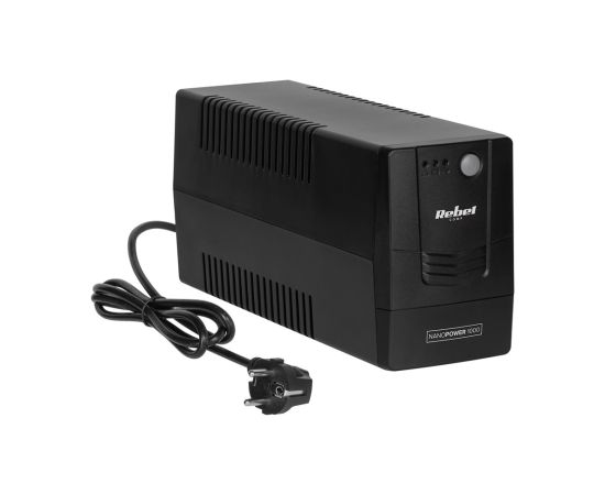 REBEL UPS Nanopower 1000 uninterruptible power supply (UPS) Line-Interactive 1000 VA 600 W 2 AC outlet(s) UPS стабилизаторы напряжения