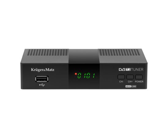 Kruger&Matz DVB-T2 H.265 HEVC Tuner KM0550D Jaunumi - Audio-Video