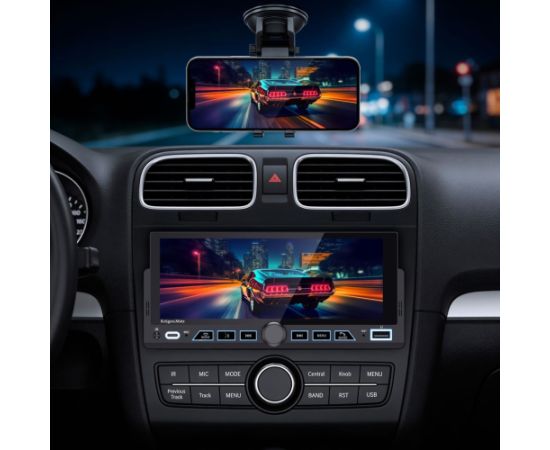 Kruger&Matz KM2017 1DIN CarPlay/AndroidAuto car radio Aудио-видео