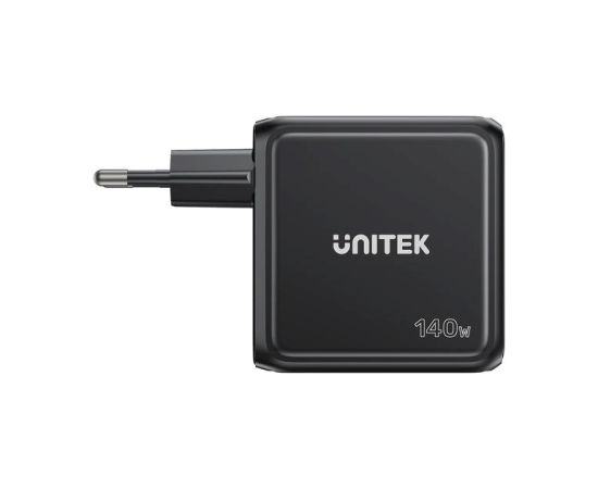 UNITEK WALL CHARGER WITH SCREEN 140W 3XUSB-C PD3.0 Telefonu lādētāji 220v