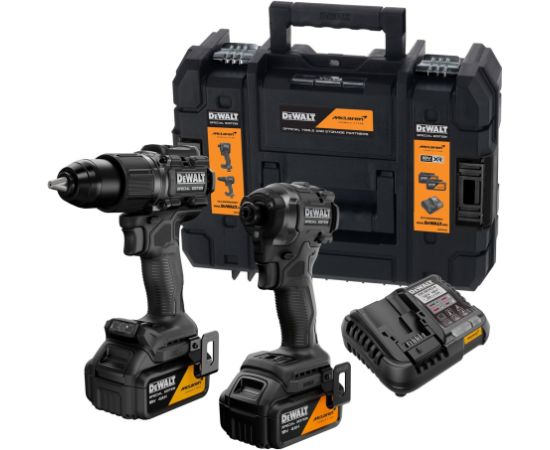 Instrumentu komplekts Dewalt DCK2222MM2T (DCD86 + DCF86); 18 V; 2x4,0 Ah akum.  Elektroinstrumentu komplekti