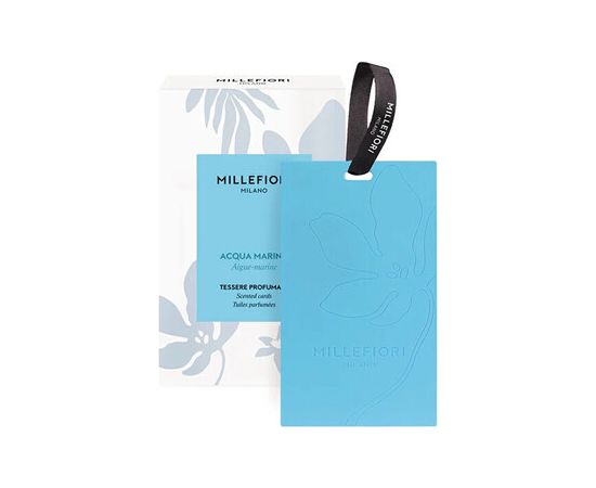 Millefiori Acqua Marina Scented Cards - Vonná karta ( 3 ks ) Smaržas - NESAKĀRTOTS