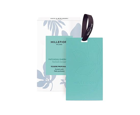 Millefiori Patchouli Smeraldo Scented Cards - Vonná karta ( 3 ks ) Smaržas - NESAKĀRTOTS