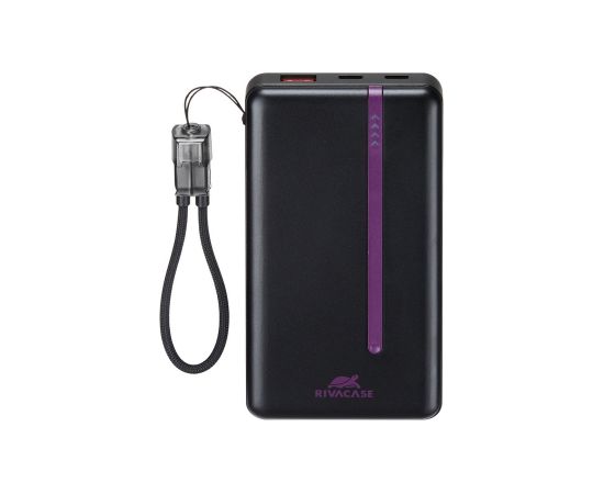 RIVACASE VA2311 Power Bank 10000 mAh QC/PD 22.5W Black Jaunumi - Viedierices