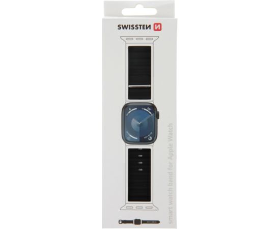 Swissten Marine Силиконовый Pемешок для Apple Watch 42 / 44 / 45 / 49 mm Smart pūlksteņu aksesuāri