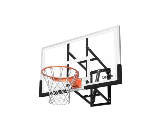 Basketbola vairogs Bilaro Montana Class X (136x80 cm, rūdīts stikls) ar grozu un tīkliņu Для баскетбола