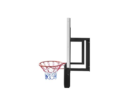 Basketbola vairogs Bilaro Dakota Class (130x80 cm, 6 mm rūdīts stikls) ar grozu un tīkliņu Для баскетбола