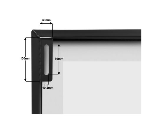 Bilaro Basketbola vairogs (152x90 cm, 10 mm rūdīts stikls) ar universāliem stiprinājumiem Для баскетбола