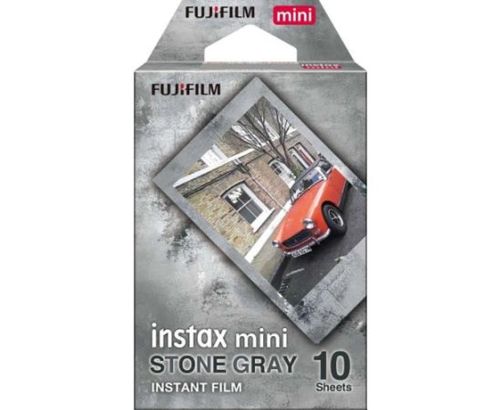 Fujifilm Instax Mini Stone Gray film, 10 pcs - Photo paper Foto ķīmija un papīrs 