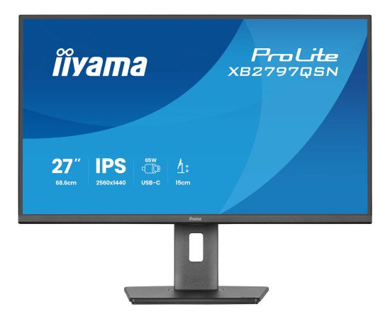 Iiyama ProLite XB2797QSN-B1 (68.5 cm (27 inches), black, QHD, IPS, HDMI, DP, USB hub, daisy chain) LED / LCD мониторы