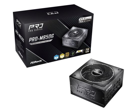 Zasilacz Asrock PRO-M850G 850W 80 PLUS Gold Блоки питания