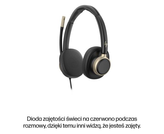 HP Poly Mission 825 Stereo USB Wired Headset Наушники