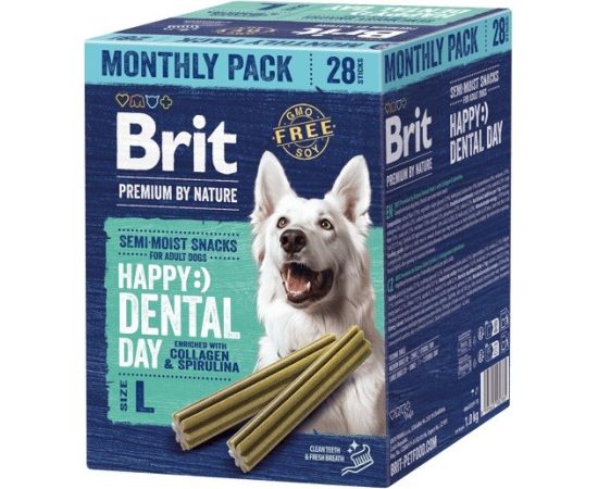 BRIT Premium by Nature Dog Dental snacks L - dog treat - 28 pcs Suņu barība