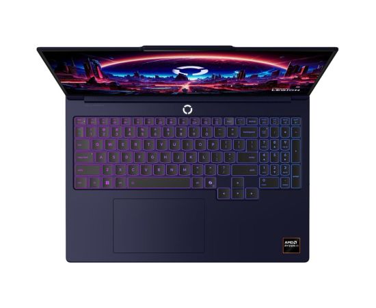 Lenovo Legion 7 16AGP11 Ryzen AI 7 450 16''WQXGA OLED 240Hz 500nits LBL Glossy 32GB LPDDR5X-8533 SSD1TB GeForce RTX 5060 8GB Cam5.0MP + IR 84Wh W11Pro Nebula Portatīvie datori