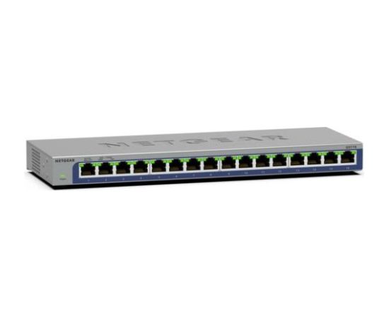 NETGEAR GS116 Unmanaged L2 Gigabit Ethernet (10/100/1000) Black Коммутаторы (Switch)