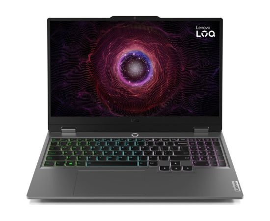 Lenovo LOQ 15AHP9 Ryzen 7 7445HS 15,6''FHD 144Hz IPS 300nits AG 16GB DDR5 5600 SSD512 GeForce RTX 4050 6GB Cam720p 60Wh NoOS Luna Grey Portatīvie datori