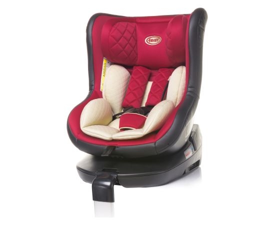 4baby Autosēdeklis ROLL-FIX ISOFIX red 0-18kg [A] Autokrēsli un palikņi
