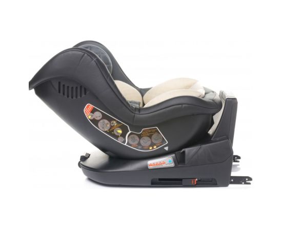 4baby Autosēdeklis ROLL-FIX ISOFIX red 0-18kg [A] Autokrēsli un palikņi