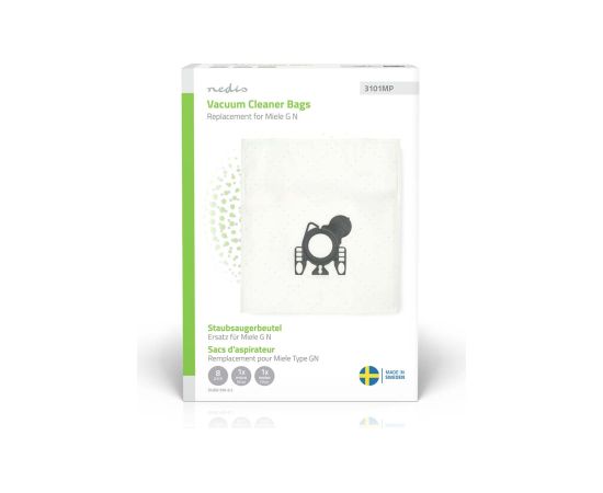 Nedis Putekļu sūcēja maisiņi Miele GN (8 gab.) Сумки для пыли