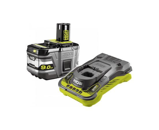 Piederumu komplekts Ryobi RC18150-190; 18 V; 1x9,0 Ah akum. + lādētājs Зарядные устройства
