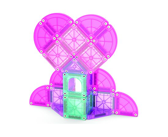 MAGNA-TILES Набор Микромагс компакт "Heart to Heart", 26 деталей Конструкторы