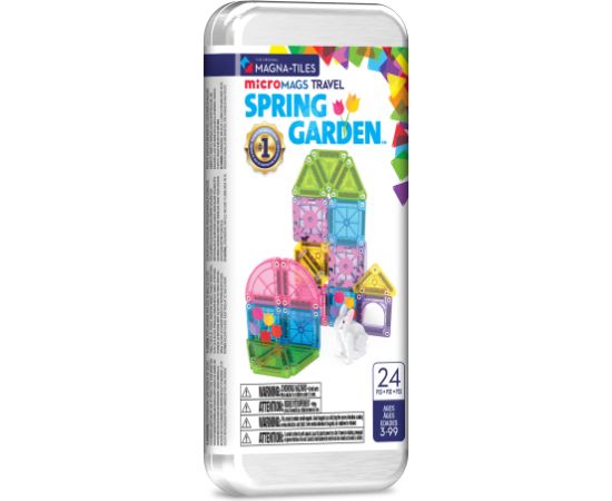 MAGNA-TILES Набор Микромагс компакт "Spring Garden", 24 деталей Конструкторы