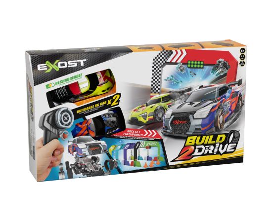EXOST Radio vadāmā automašīnu komplekts Build 2 Drive Duo Radio vadāmās rotaļlietas (RC)