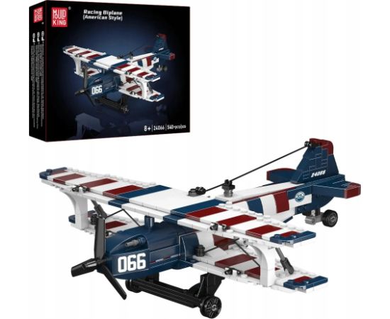 Polesie Mould King Racing Biplane - American Style 24066 | Zestaw klocków | 540 elementów Машины и аксессуары