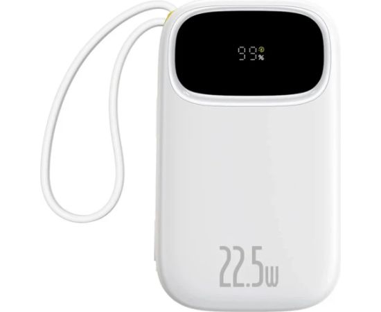 Baseus EnerFill FC31 Pārnēsājamā baterija 20000 mAh 22.5W USB-C + Lightning / balts Power Banks