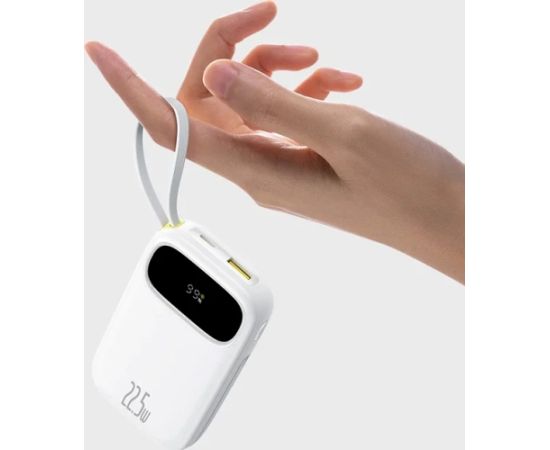 Baseus EnerFill FC31 Pārnēsājamā baterija 20000 mAh 22.5W USB-C + Lightning / balts Power Banks