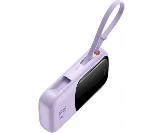 Baseus Qpow Pro+ Портативный аккумулятор 10000 mAh 22.5W / фиолетовый Power-банки