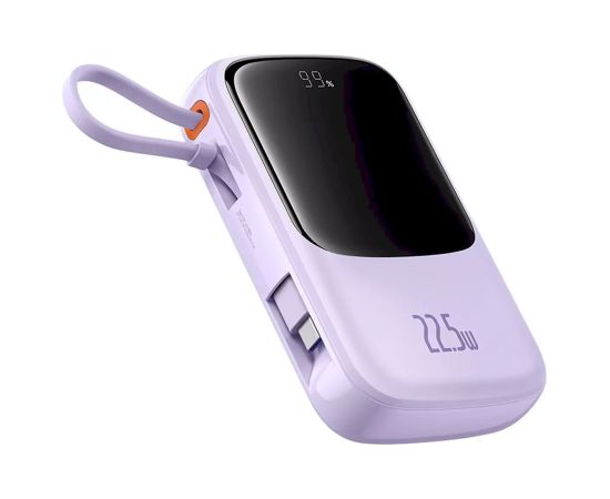 Baseus Qpow Pro+ Портативный аккумулятор 10000 mAh 22.5W / фиолетовый Power-банки