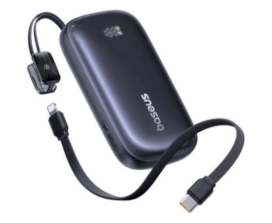 Baseus EnerFill FC21 QPow3 Ultra Pārnēsājamā baterija 10000 mAh 22.5W / melna Power Banks