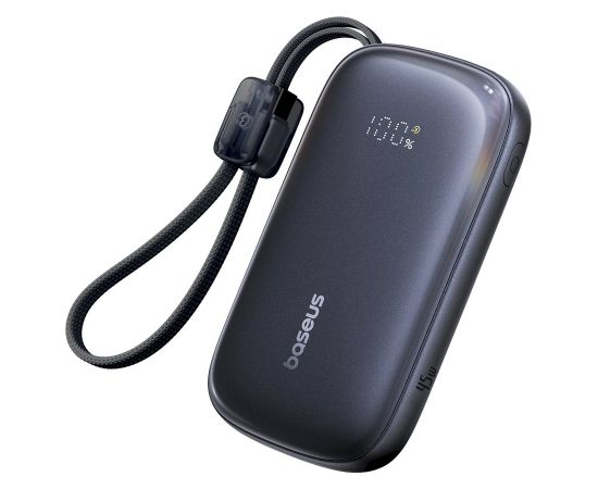 Baseus EnerFill FC21 Qpow 3 Ultra Pārnēsājamā baterija 10000 mAh 45W / melns Power Banks