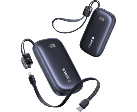 Baseus EnerFill FC21 Qpow 3 Ultra Pārnēsājamā baterija 10000 mAh 45W / melns Power Banks