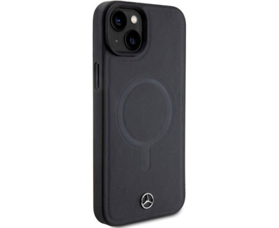 Mercedes Smooth Leather MagSafe Back Case Защитный Чехол для Apple iPhone 15 Чехлы - альтернативные
